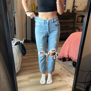 Levi’s Distressed 501s